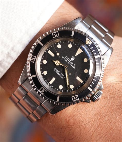 rolex 5513 feet first